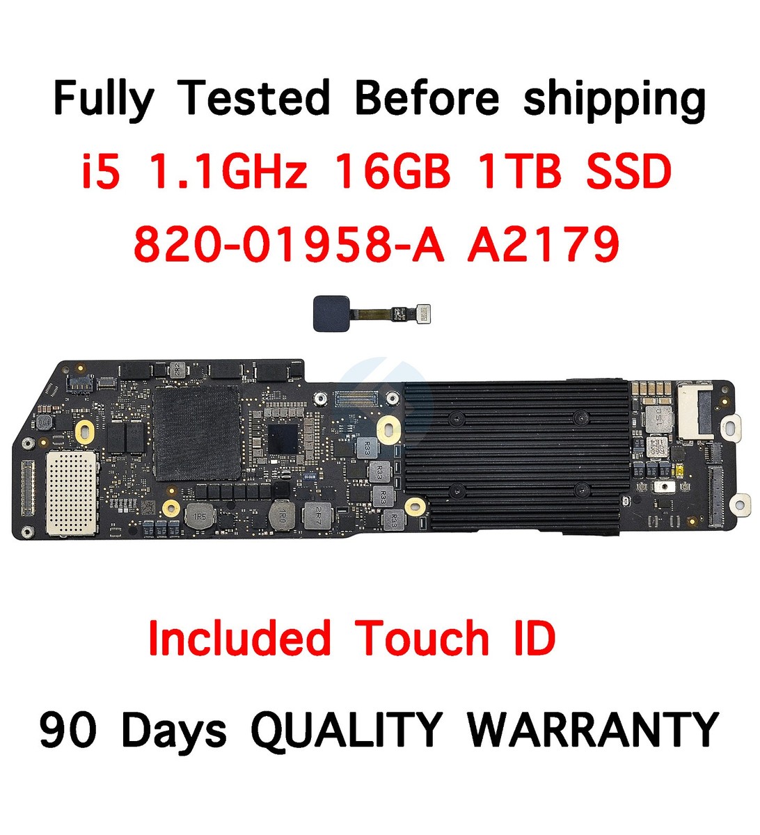 i5 1.1GHz 16GB 1TB SSD 820-01958-A Logic Board for MacBook Air 13