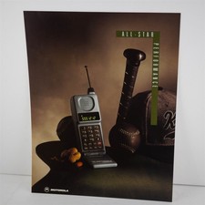 Motorola Digital Personal Communicator Cell Phone Leaflet Flyer 1992 Vintage
