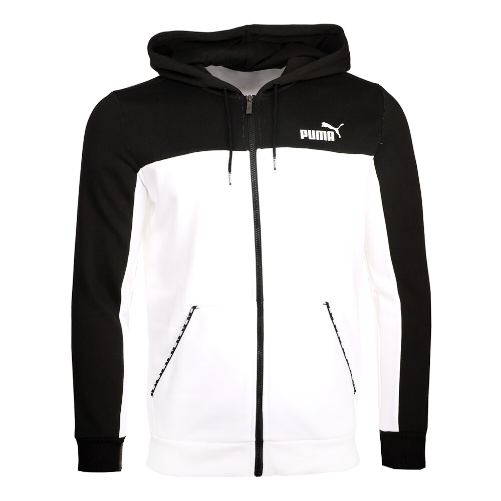 Пуловер с капюшоном Puma Essentials Block Tape, мужская повседневная спортивная верхняя одежда размера S