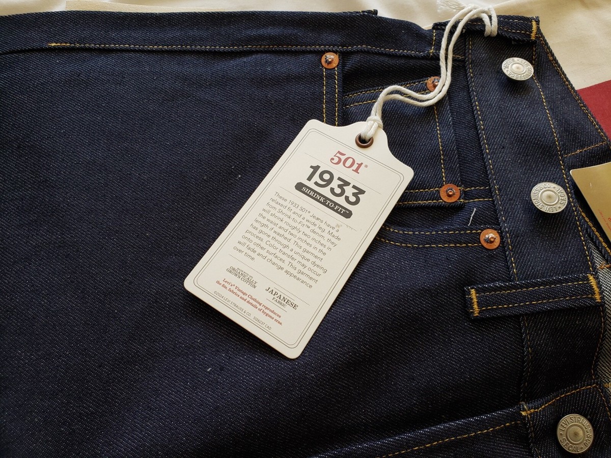 LEVI'S 1933 501 xx LVC VINTAGE CLOTHING Japanese Selvedge 1937