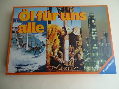 Öl für uns alle, Ravensburger Spiele,Alt,1960,BP,J.R.Ewing,Oil for Us Taktikspie