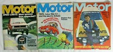 3 VINTAGE "MOTOR" MAGAZINES FEBRUARY 1978, SEPTEMBER 1980 & NOVEMBER 1980