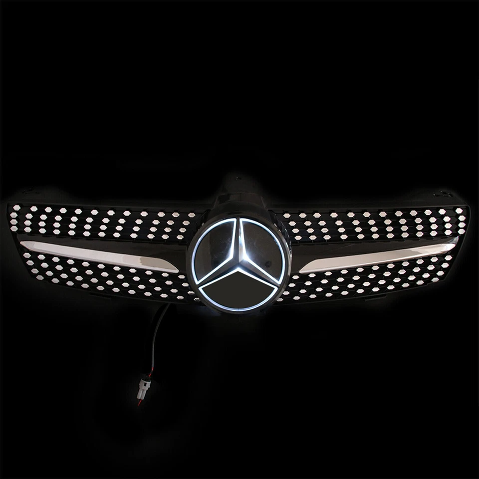 Front Grille w/LED Star For 2005-2008 Mercedes Benz CLS Class W219 CLS500 CLS550 Foto 4 de 4