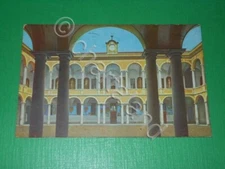 Cartolina Gorla Minore ( Varese ) - R. Collegio Rotondi - Cortile centrale 1937.