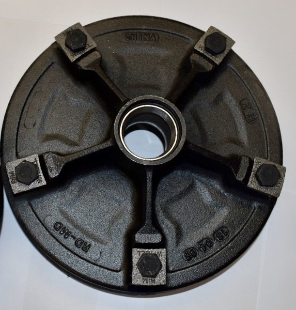 12 X 2 MOBILE HOME TRAILER AXLE BRAKE DRUM 8222 w/ BEARINGS & Brake eBay