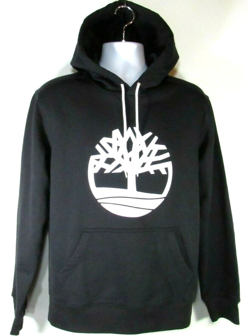 Hooded Timberland Sweatshirt Schwarz TIMBERLAND MEN'S BLACK/WHITE
