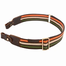 Shooting Strap Vintage Leather Rifle Sling Cotton Shotgun Shoulder Belt