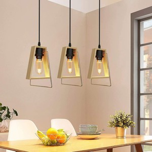 Pendelleuchte Retro Holz 1-3 Pack Hängelampe rustikal Höhenverstellbar