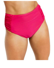 Bar III Women's Shirred High-Rise Bikini Bottoms szie XL aw78