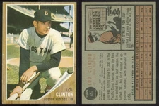 (33624) 1962 Topps 457 Lou Clinton Red Sox-EM