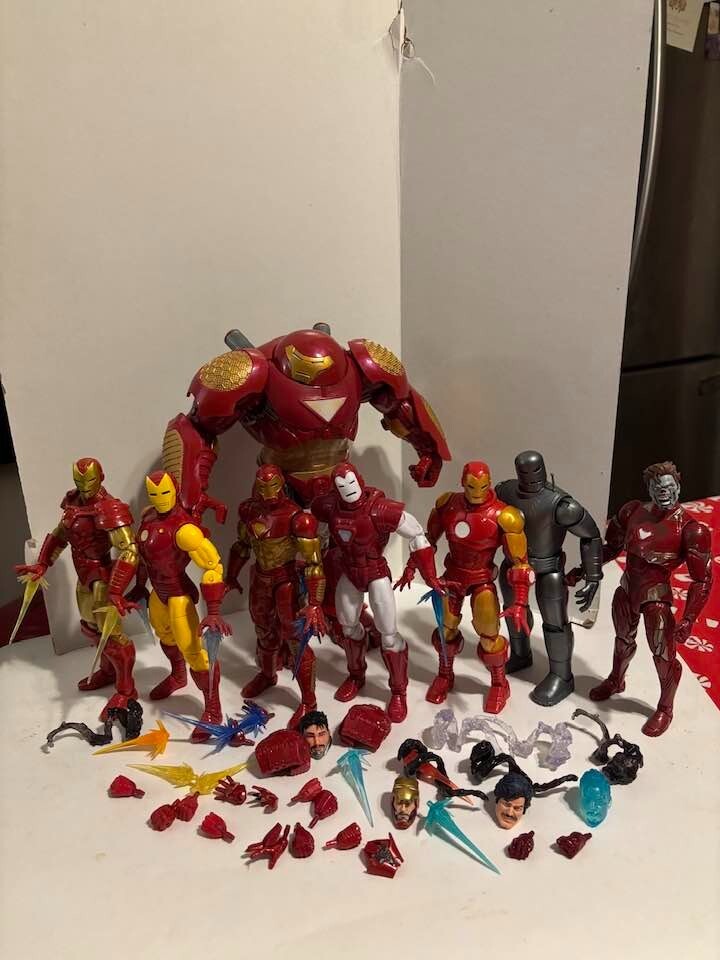 Marvel Legends Loose Lot of 8 Hulkbuster, Zombie, West Coast, Silver Age, more