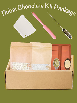 Dubai Chocolate Kit DIY | Premium Chocolate Making Set with Tools 