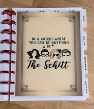 Schitt's Creek Inspired Two-Sided Dashboard for use w Classic Happy Planner~