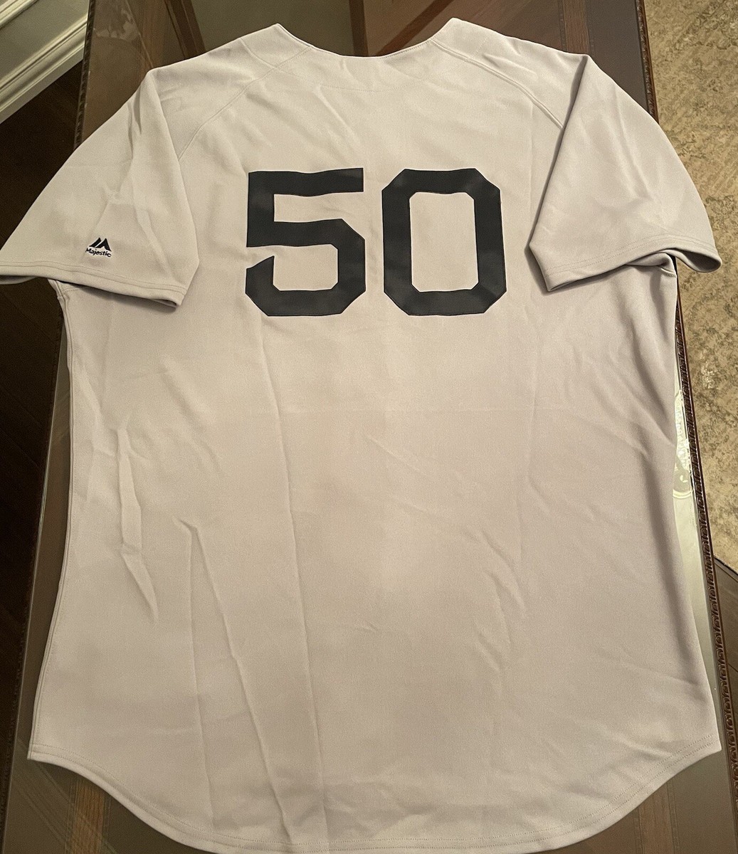 Mookie Betts #50 Boston Red Sox TBTC Authentic On-Field Majestic