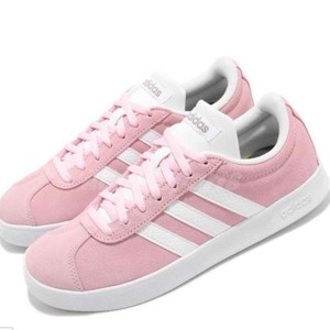 NEW Adidas vl court 2.0 pink white sneakers fy8811 Size 10 | eBay