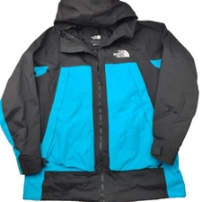 North Face Men 2XL XXL Black Blue Balfron Snowboard Dryvent Outdoor Hood READ