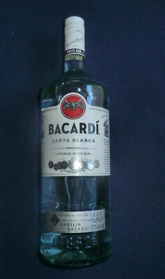 20 /L Bacardi Rum 37,5 % Vol Alkohol 1,5 Liter