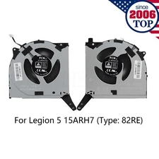 New 5V CPU+GPU Fan for Lenovo Legion 5 15ARH7 82RE 15IAH7 82RC FPPF