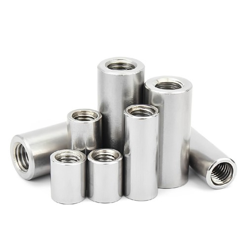 A2 Stainless Steel All Thread Rod Bar Stud Round Connector Tube Long Nuts - Picture 3 of 10