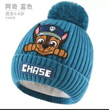 Paw Patrol Knitted Hat Puppy Canine Children Christmas Gifts Kid Autumn Winter