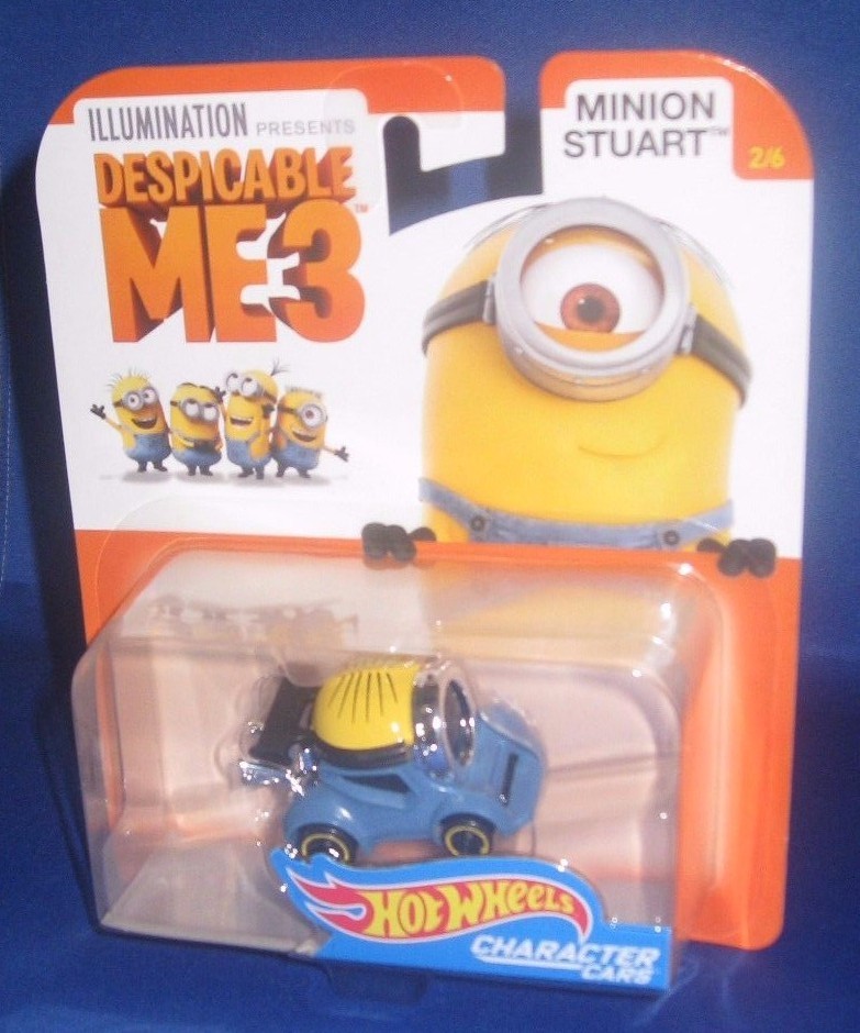 Hot Wheels Minions Stuart - Auto Giocattolo 1:64 | Da Collezione The Rise Of Gru