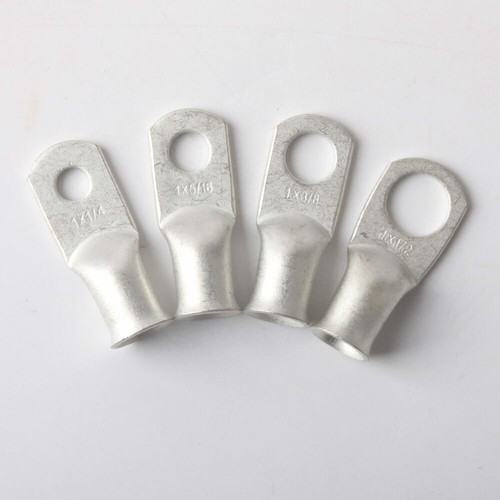 Tinned Copper Cable Lugs AWG Welding Battery Marine Cable Wire Ring Terminals - Picture 15 of 19