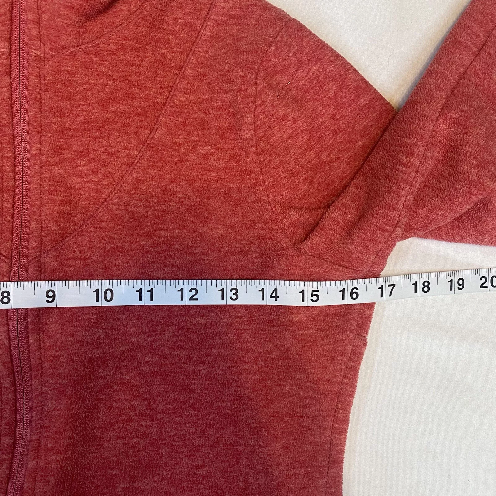 lole fleece fitted full zip long sleeve pockets jacket
