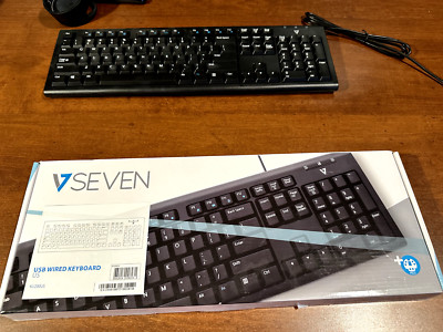 V7 USB/PS2 Wired Keyboard