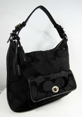 COACH 22392 LEGACY OP ART Signature Shoulder Bag Msrp $278