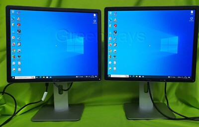 2 x Dell P1914SF 19   Profi LED Monitor VGA, DVI, DisplayPort & USB mit S