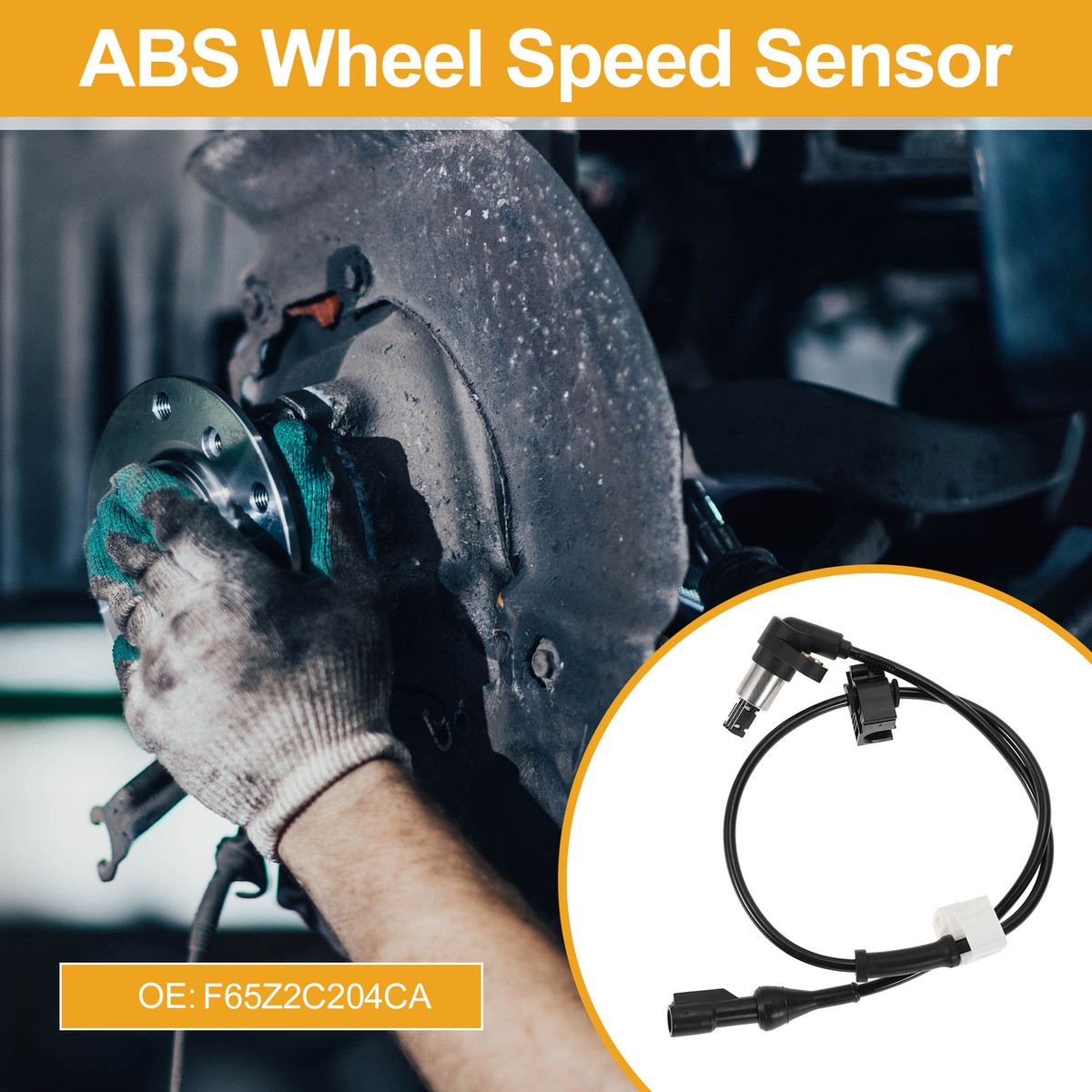 ABS Wheel Speed Sensor ABS Sensor No.F65Z2C204CA for Ford