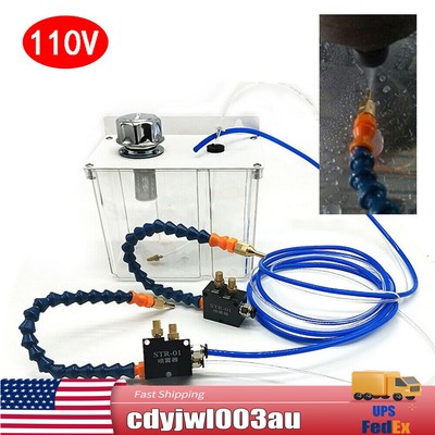 Coolant Cooling Spray Pump Mist Sprayer System for CNC Lathe Milling Machine New