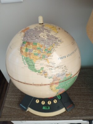 GeoSafari World ExploraToy Electronic Talking Globe 6490 Geography Game  School