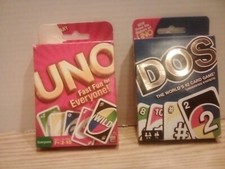 Set of Two Different UNO Card Games.