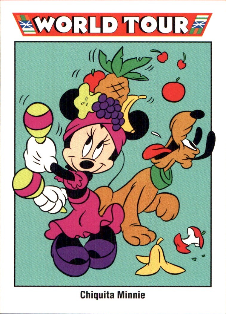 1991 Impel Disney Series One #206 Chiquita Minnie Mouse Pluto | eBay