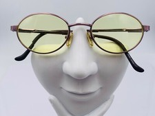 Vintage On-Guard 058 OG Pink Metal Oval Sunglasses Korea FRAMES ONLY