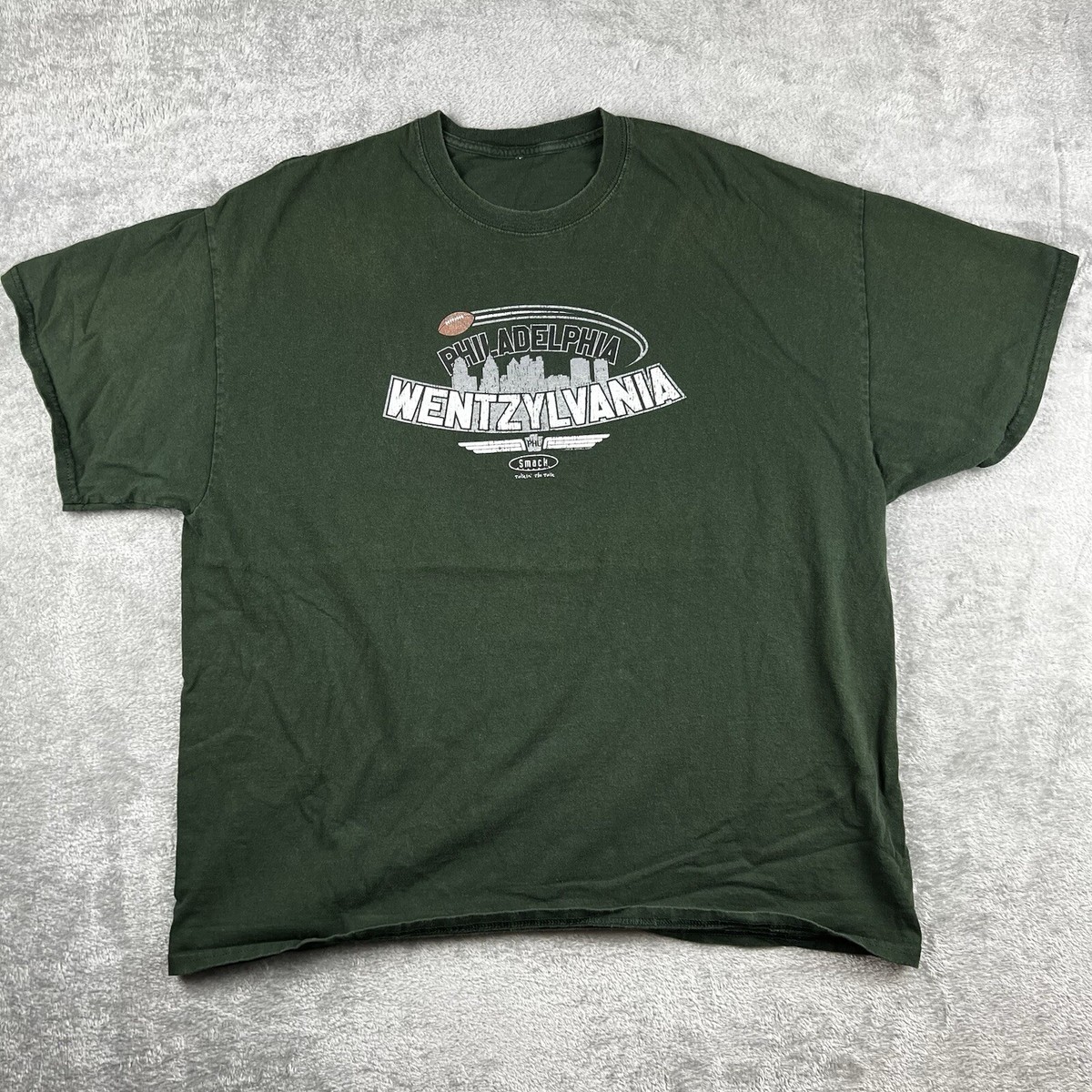 Philadelphia Eagles Wentzylvania Smack Talk T-shirt Mens 2XL Green Short  Sleeve