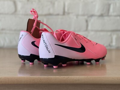 Nike Jr Phantom GX II Academy FG Soccer Black Pink FD6722-600 Size