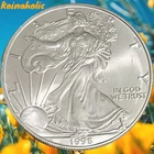 Better Date 1998 American Silver Eagle 1 Troy Oz .999 Fine Silver,  Low Mintage