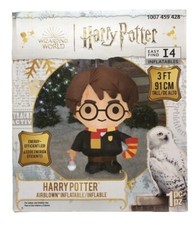 Harry Potter Lighted Christmas Inflatable Yard Decor 3 FEET Airblown Gemmy NIB