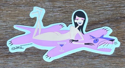 Shag (Josh Agle) Poster Pop SHS63 'Shag Rug' sticker NEW unused