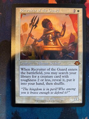 MTG Modern Horizons 3 Recruiter of the Guard Retro Frame | eBay MTG Modern Horizons 3 Recruiter of the Guard Retro Frame | eBay