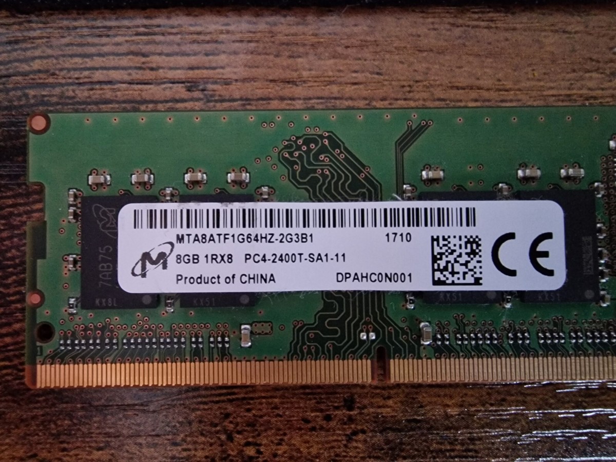 Micron 8GB 1Rx8 PC4-2400T-SA1-11 DDR4 SODIMM SDRAM RAM UK