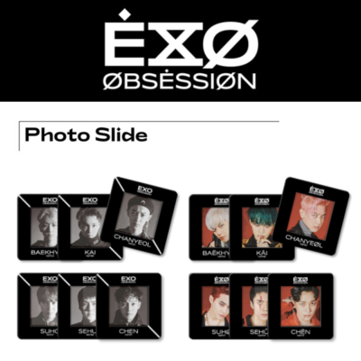 EXO - 6TH ALBUM OBSESSION PHOTO SLIDE BAEKHYUN SEHUN CHEN CHANYEOL
