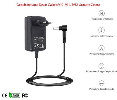 Caricabatteria da 34W 30.45V 1.1A compatibile con Dyson Cyclone V10  Absolute | eBay