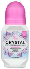 CRYSTAL Mineral Deodorant Roll-On Unscented Body Deodorant With 24-HourProtectio