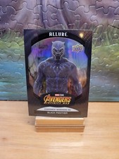 2022 UD Marvel Allure Chadwick Boseman As Black Panther Black Rainbow #78