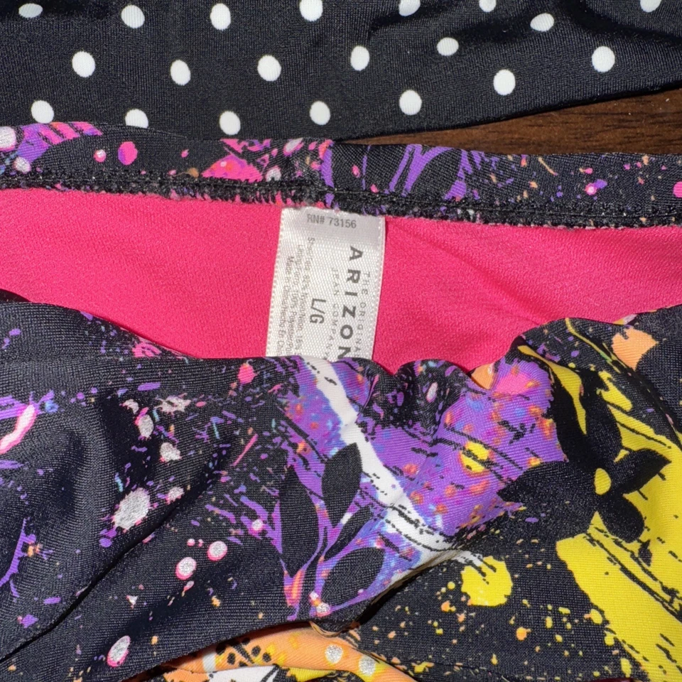Niñas Arizona Jean 2 piezas Traje de Baño Multicolor Bikini Top-Med Inferior-Lge Foto 2 de 4
