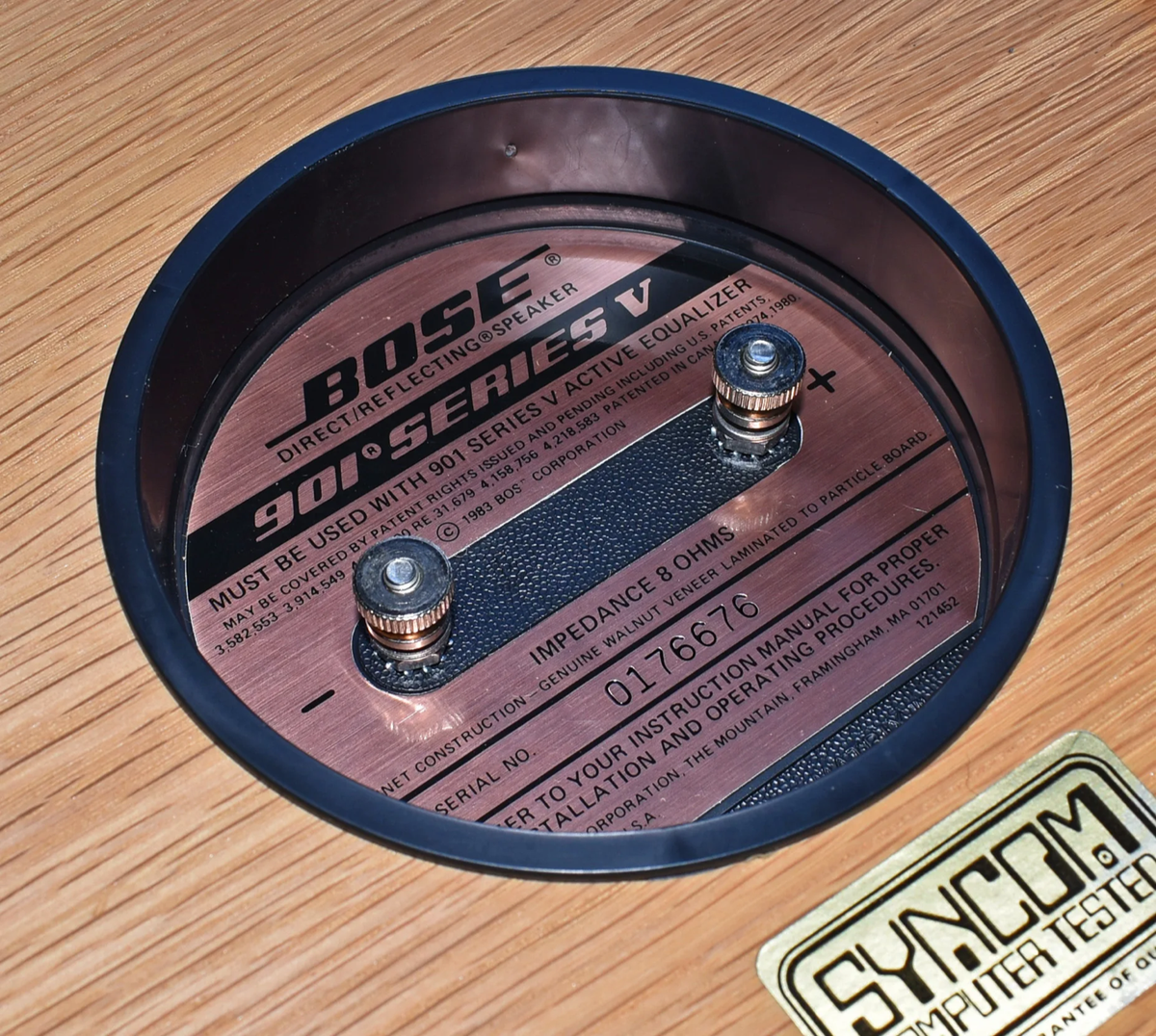 Bose 901 Series V Direct/Reflecting speaker (Walnut) - Pair | eBay