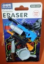 5 Pc Military Themed Novelty Eraser Set